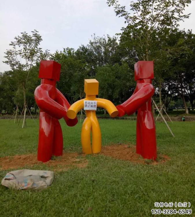 公園母親雕塑 鏡面公園女人雕塑 景觀肖像雕塑