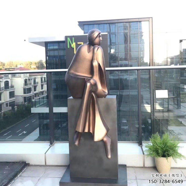 女人雕塑 景觀校園女性雕塑 商業街歐式雕塑