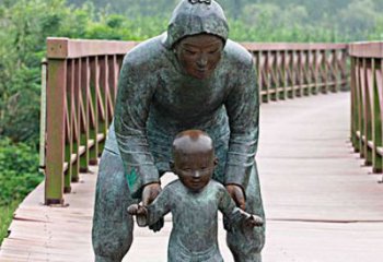 公園母親雕塑 創意女人雕塑 美陳肖像雕塑