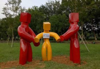 公園母親雕塑 鏡面公園女人雕塑 景觀肖像雕塑