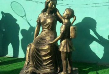 母親雕塑 仿古女人雕塑 商業(yè)街肖像雕塑