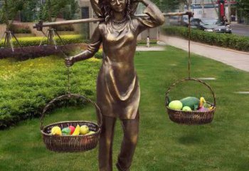 女人雕塑 懸空餐飲店女性雕塑 商業(yè)街歐式雕塑