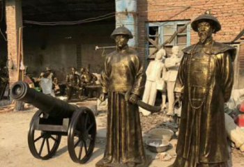 創(chuàng)意林則徐雕塑 鑄銅名人雕塑 公園肖像雕塑