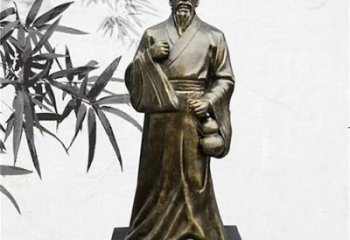 草地華佗雕塑 現(xiàn)代校園名醫(yī)雕塑 大型藥王雕塑