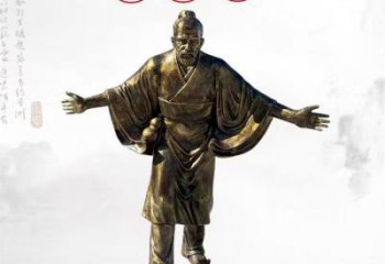 華佗雕塑 仿真景觀藥王雕塑 烤漆名醫雕塑