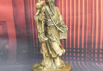 華佗雕塑 景觀美陳名醫雕塑 噴漆藥王雕塑