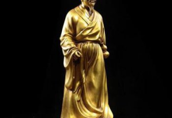 庭院華佗雕塑 公園草地名醫雕塑 鍛造藥王雕塑