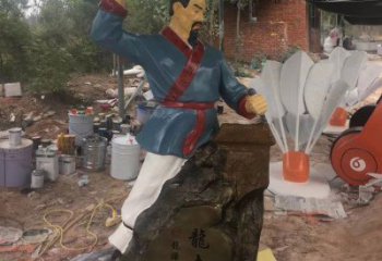 鑄造魯班雕塑 中式村口手藝人雕塑 景觀木匠雕塑