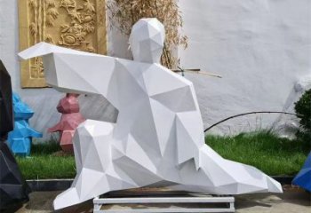 彩繪太極雕塑 大型城市雕塑 商業街擺件