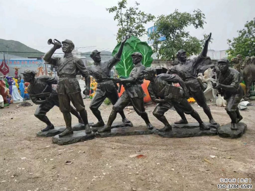 美陳武警雕塑 異形警察雕塑 酒店戰(zhàn)士雕塑