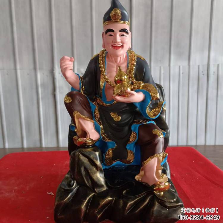 濟(jì)公雕塑 現(xiàn)代景觀擺件 鑄銅神話雕塑