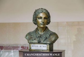 創意南丁格爾雕塑 鑄銅名人雕塑 公園頭像雕塑