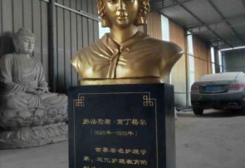 青銅南丁格爾頭像雕塑 校園名人雕塑 鑄銅雕塑