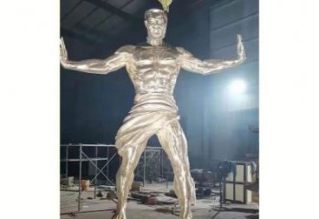 現(xiàn)代大力士雕塑廠家 大型抽象雕塑 鍛造雕塑