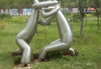 中式大力士雕塑廠家 戶外抽象雕塑 游樂場雕塑