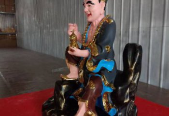 廣場濟公雕塑 抽象景觀古代雕塑 烤漆神話雕塑
