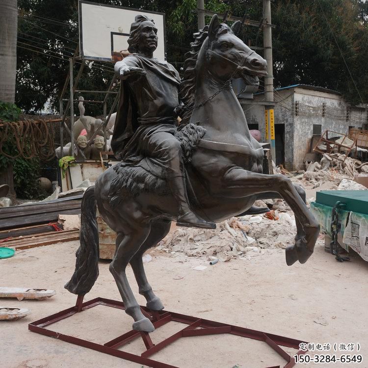 園林騎馬人雕塑 風景區民俗雕塑 廣場小品