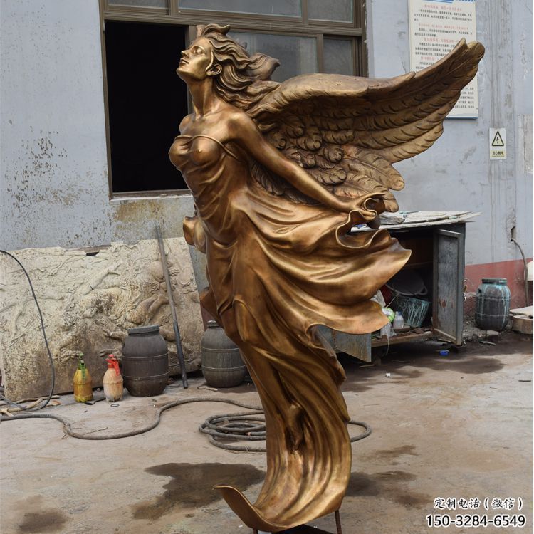 大型天使雕塑 歐式步行街?jǐn)[件 彩繪卡通雕塑