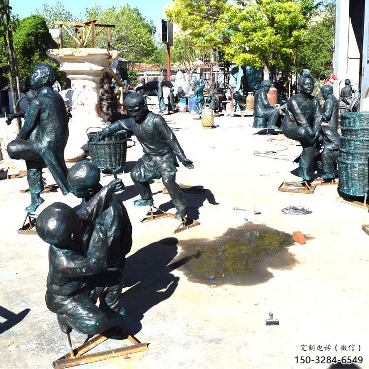 室內(nèi)小孩子雕塑 仿真景觀玩耍雕塑 大型童趣雕塑