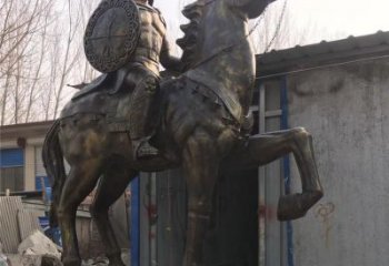 大型騎馬人雕塑 商業街廣場雕塑 古羅馬擺件