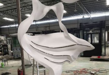 大門口跳舞雕塑 發光公園舞者雕塑 仿真女孩雕塑