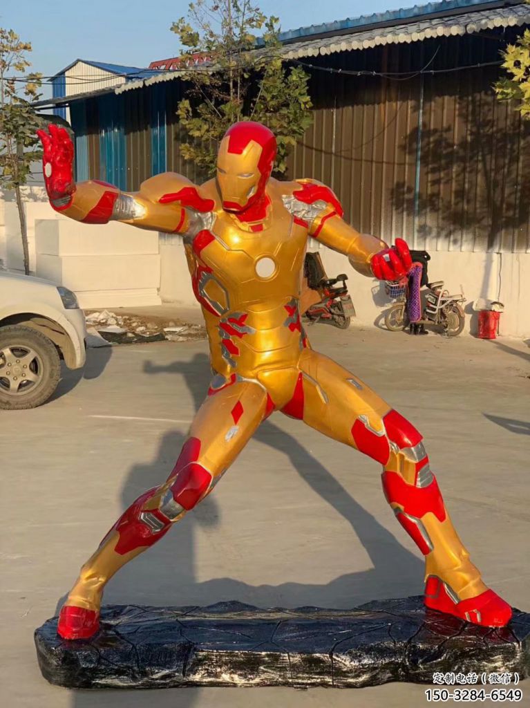 創意蜘蛛俠雕塑 步行街店門口雕塑 卡通小品