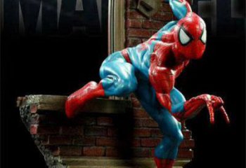 大型蜘蛛俠雕塑 步行街卡通雕塑 動漫擺件