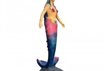 美人魚雕塑 廣場(chǎng)卡通雕塑 門口小品