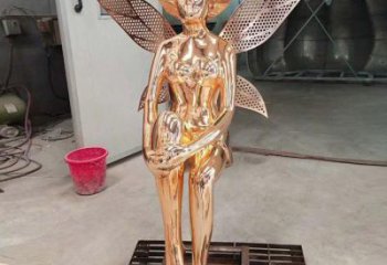 小精靈雕塑，抽象卡通雕塑，美陳人物擺件 (3)