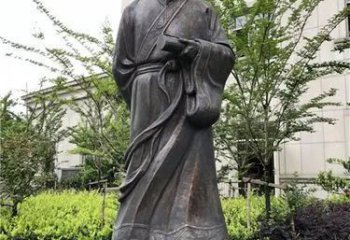 園林張仲景雕塑 大型景觀藥王雕塑 中式名醫雕塑