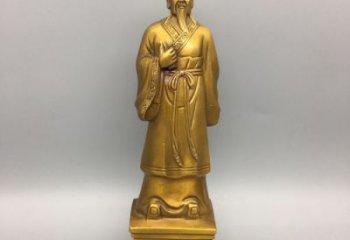 張仲景雕塑廠家 仿真景觀擺件 烤漆名醫(yī)雕塑