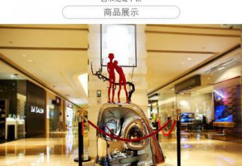 彩繪迎賓雕塑 大型城市雕塑 商業街擺件