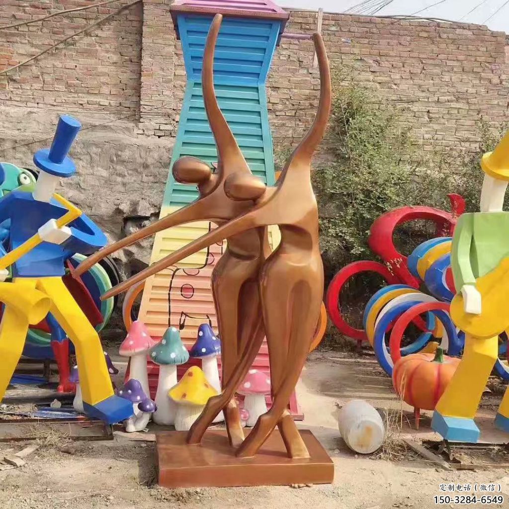 步行街吹拉彈唱雕塑 游樂場樂隊雕塑 鑄造音樂人雕塑