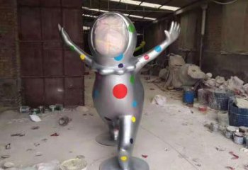 草地福娃雕塑 現(xiàn)代校園體育雕塑 大型奧運雕塑