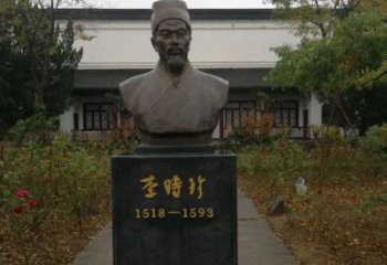 街頭李時珍雕塑 大型別墅區(qū)人物雕塑 鑄銅名醫(yī)雕塑