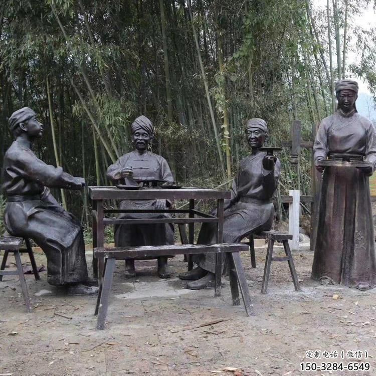 草地火鍋雕塑 現代民俗雕塑 大型小吃雕塑