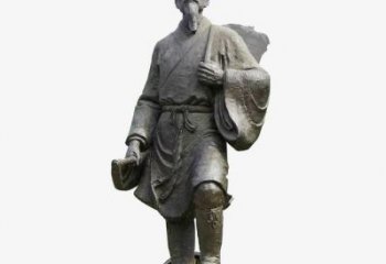 景觀場李時珍雕塑 景觀古代雕塑 仿真名醫(yī)雕塑