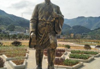 李時珍雕塑 仿真景觀人物雕塑 烤漆名醫雕塑