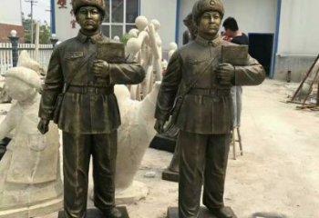 雷鋒雕塑 彩繪古代雕塑 現(xiàn)代英雄雕塑