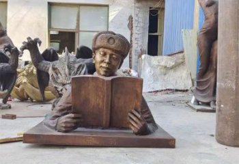 商業(yè)街雷鋒雕塑 烤漆人物雕塑 彩繪英雄雕塑