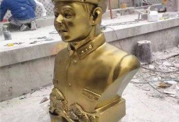 庭院雷鋒雕塑 公園草地古代雕塑 鍛造英雄雕塑