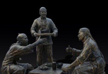 酒店釀酒雕塑 景觀美陳民俗雕塑 現(xiàn)代酒文化雕塑