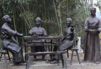 草地火鍋雕塑 現(xiàn)代民俗雕塑 大型小吃雕塑