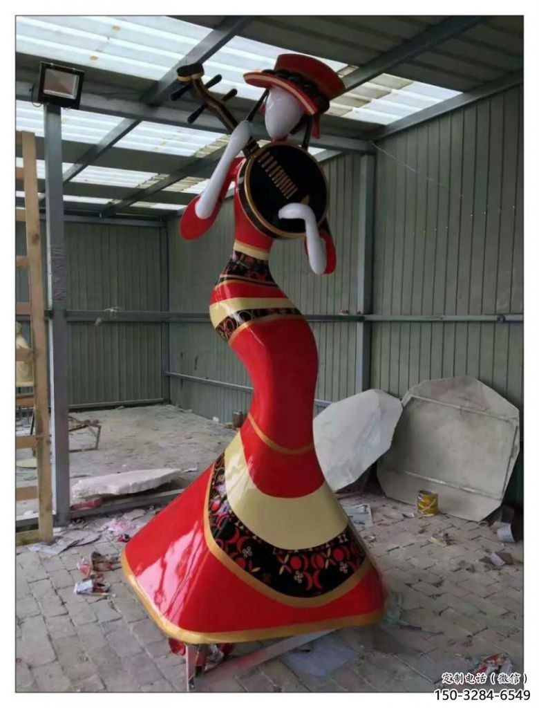 創(chuàng)意舞蹈雕塑 仿古跳舞雕塑 公園演員雕塑