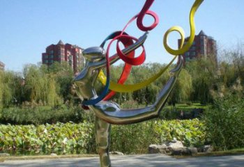 公園舞蹈雕塑 仿古跳舞雕塑 演員雕塑