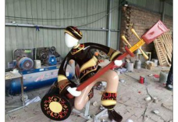 街頭舞蹈雕塑 步行街演員雕塑 大型跳舞雕塑