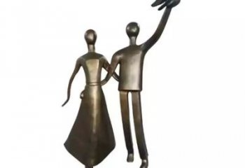 草地愛情雕塑 現(xiàn)代親吻雕塑 大型戀人雕塑