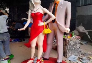 村口愛情雕塑 仿古親吻雕塑 公園戀人雕塑