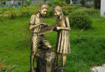 抽象讀書雕塑 店門口仿真雕塑 步行街擺件