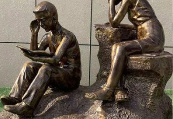 風景區讀書雕塑 售樓處廣場雕塑 仿古擺件